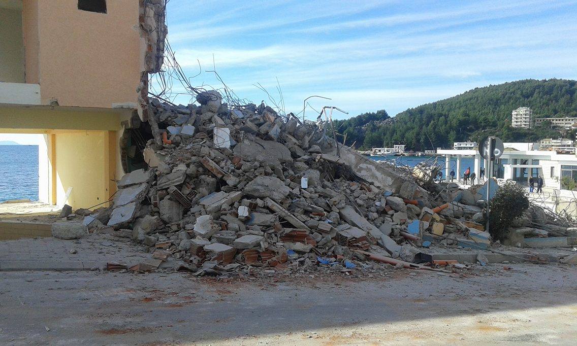 IKMT në Butrintit, eksploziv objektit pa leje