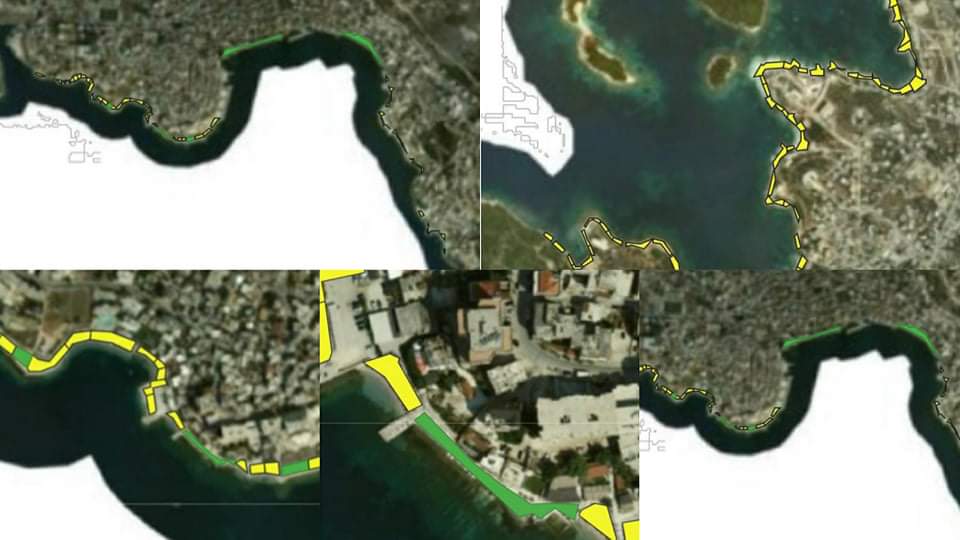 EKSKLUZIVE/ Harta e plazheve publike në Sarandë dhe Ksamil