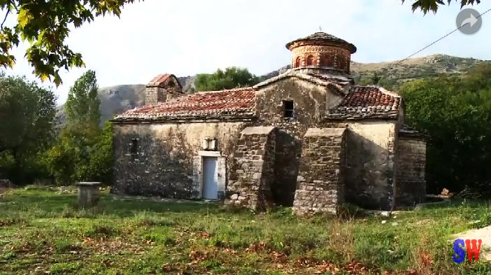 Monumetet ne Theologo, Malcan, Cerkovice dhe ura ne Leshnice