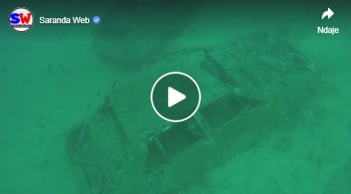 ENIGMA/ Zbluholen në Sarandë 2 automjete të mbytura në det