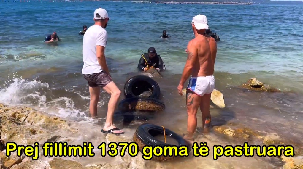 &#8220;Nisma e Luleve&#8221; aksion për pastrimin e detit në Ksamil &#8211; VIDEO