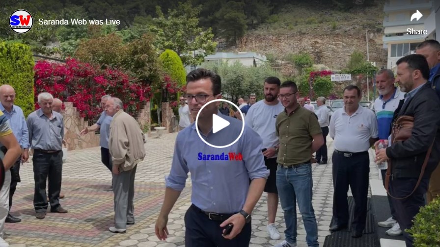 Kandidati për kryetar Agron Shehaj takim me anëtarë të Partisë Demokratike  në Sarandë