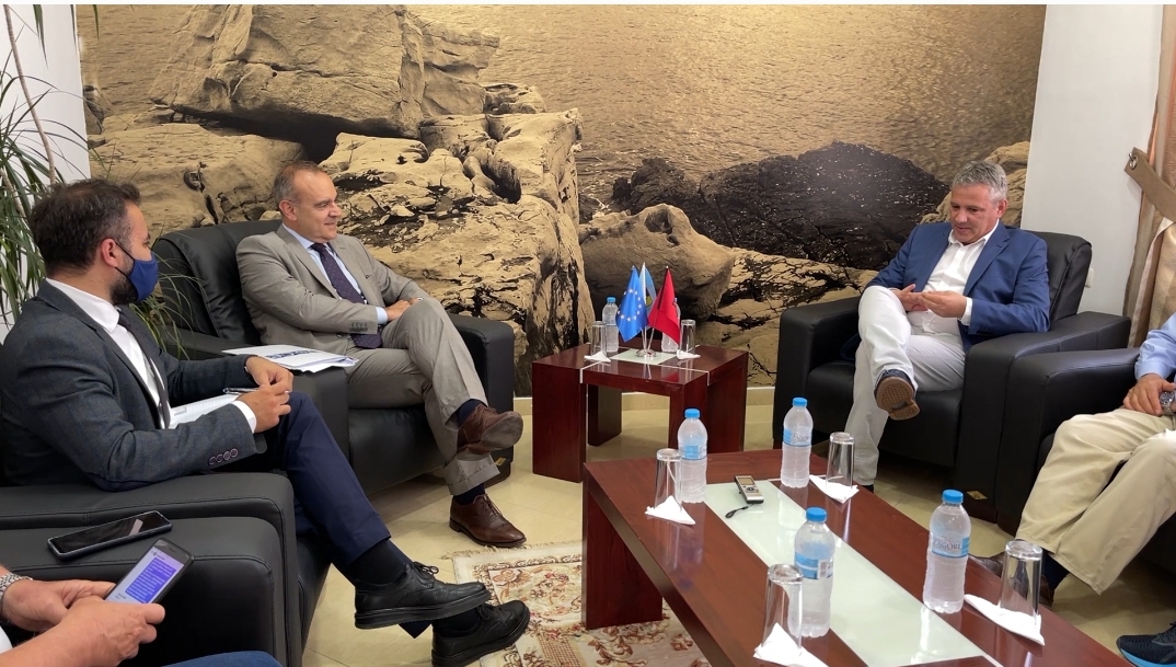 Kryetari i Bashkisë Sarandë Adrian Gurma takim me ambasadorin e OSBE
