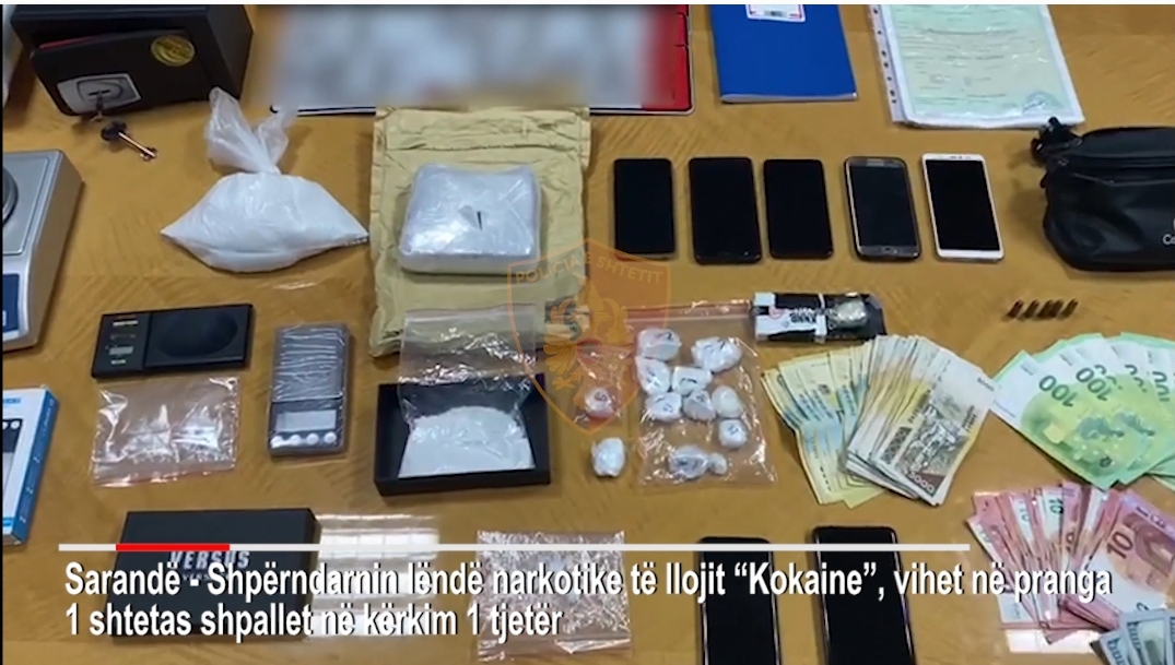 Operacioni policor: Kapet 1 kg 250 gr kokainë, 1 i arrestuar dhe 1 në kërkim
