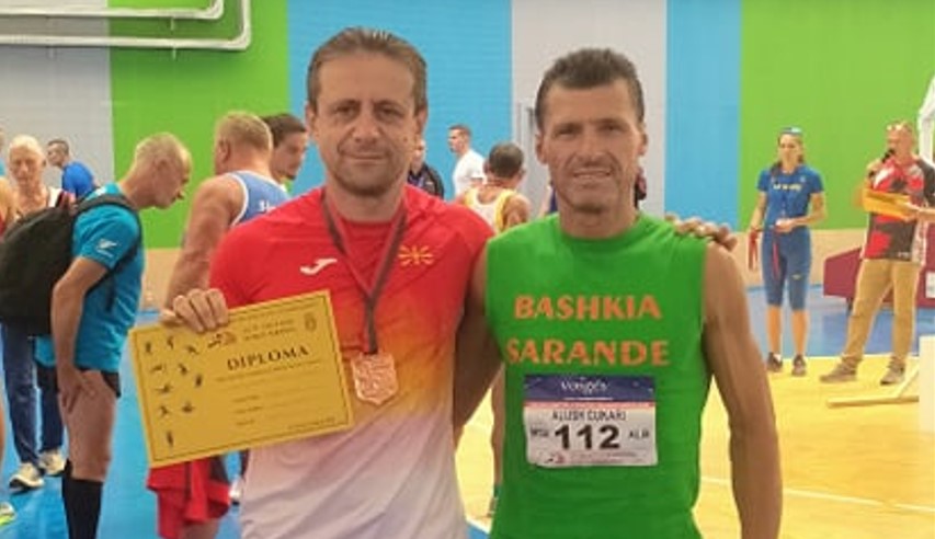 Olimpiana Ballkanike e Atletikës për Veteranët, Alush Çukari rënditet i pesti