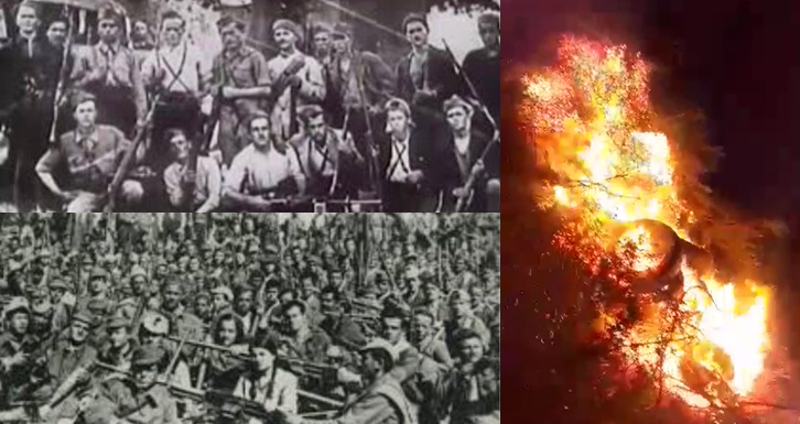 Ndizet zjarri partizan në përkujtim të 79-vjetorit të Çetës &#8220;Çamëria&#8221;