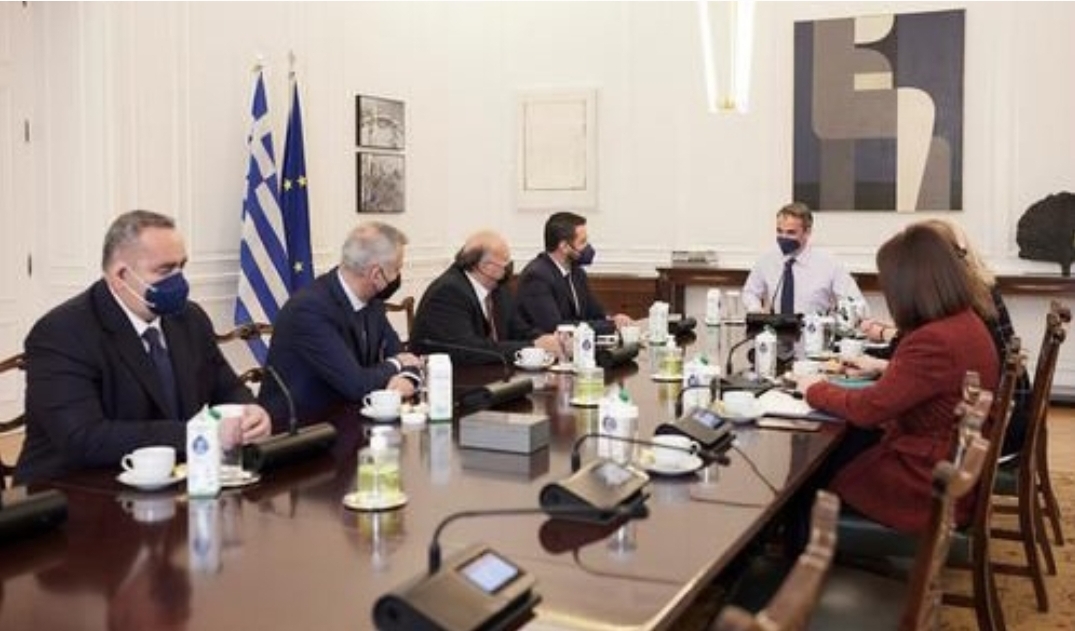 Përfaqësues të OMONIA dhe PBDNJ takime me kryeministrin Micotaqis dhe forcat politike në Greqi