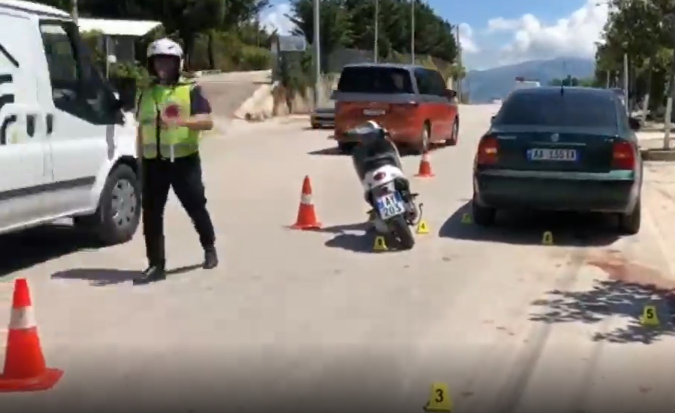 Aksidenti në Gjashtë, transportohet me ambulancë drejtuesi i motoçikletës