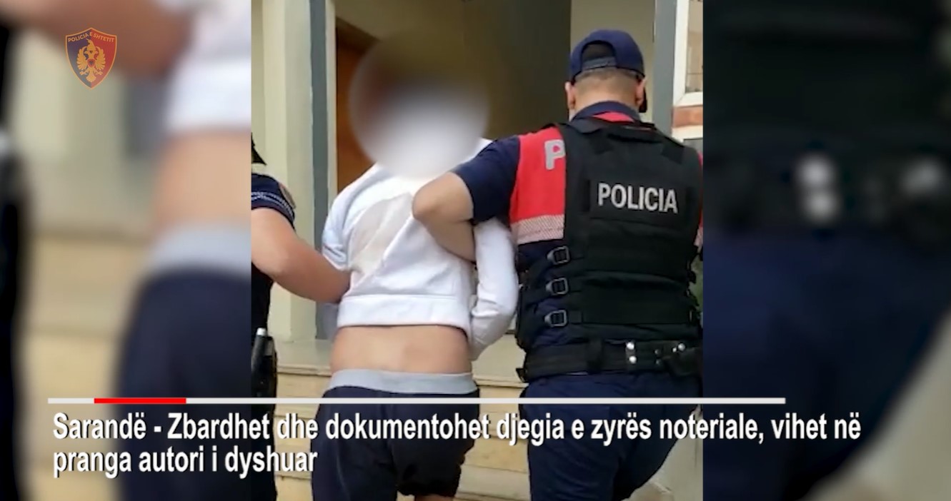 LAJM i FUNDIT: Policia arreston autorin e djegies së zyrës së noterit Aleko Anagnosti