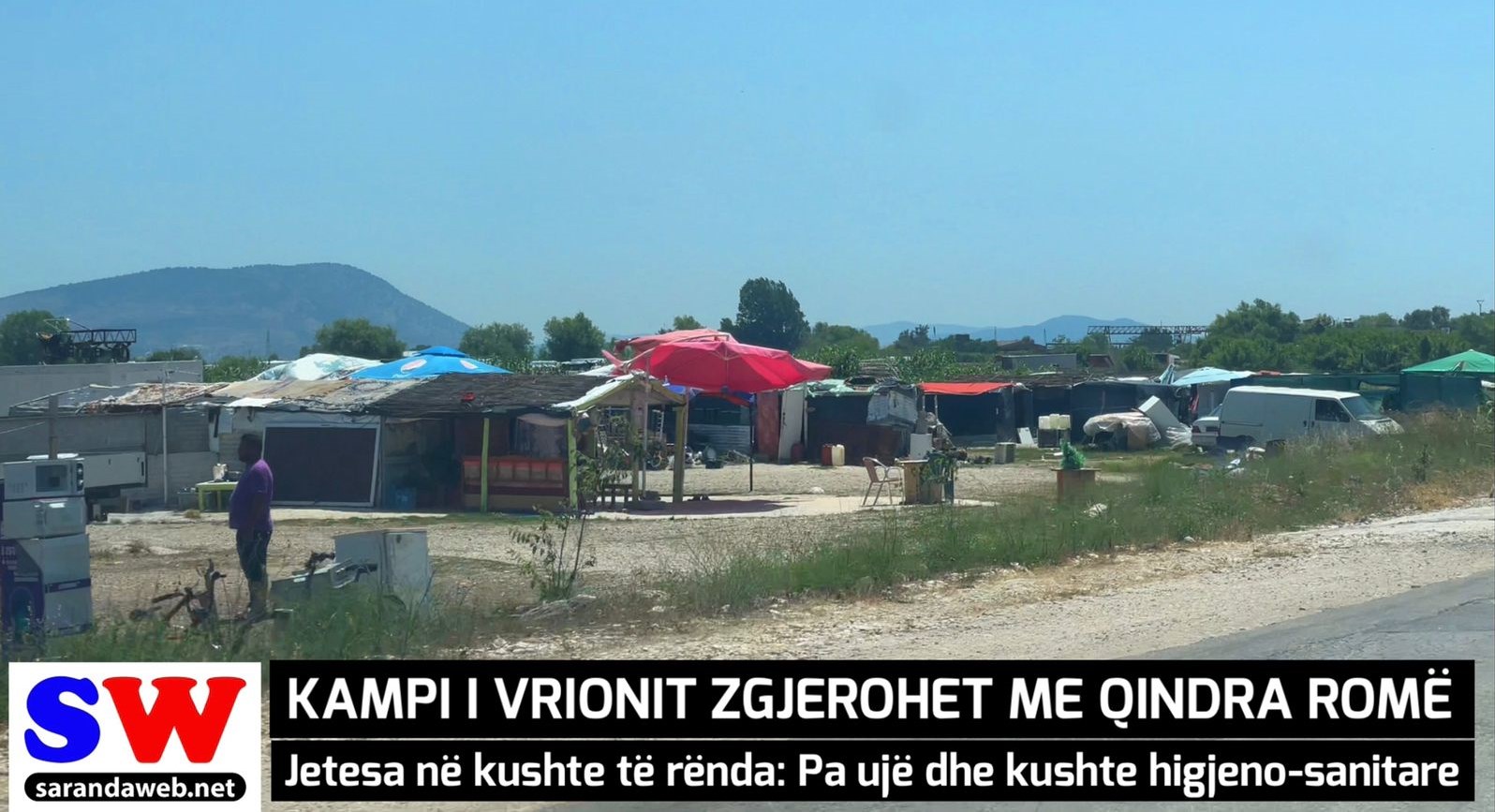 Jetesa në kampin e Vrionit jashtë kushteve higjeno-sanitare