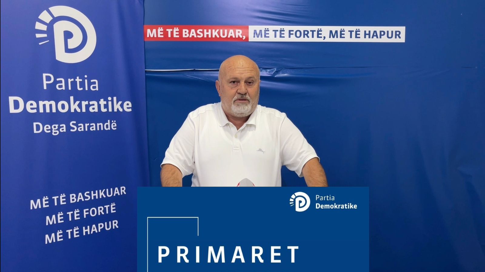 Fatmir Shero <strong>prezantohet si kandidat për primaret e PD për Bashkinë Konispol &#8211; VIDEO</strong>