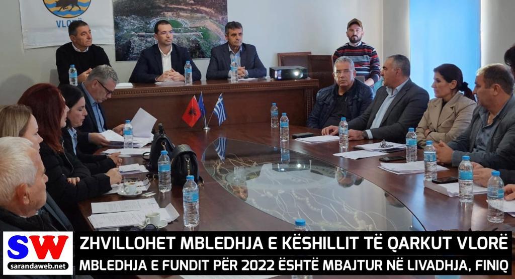 Zhvillohet në Livadhja, Finiq mbledhja e Këshillit të Qarkut Vlorë &#8211; VIDEO