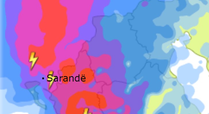 Zona e Sarandës pritet të ketë shira të dendur mbrëmjen e sotme &#8211; VIDEO