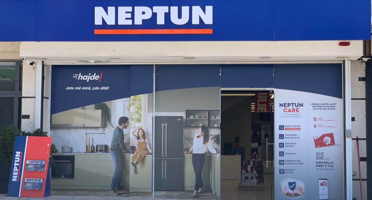 NEPTUN kërkon të punësojë staf për shitjet në dyqanin e ri në Sarandë
