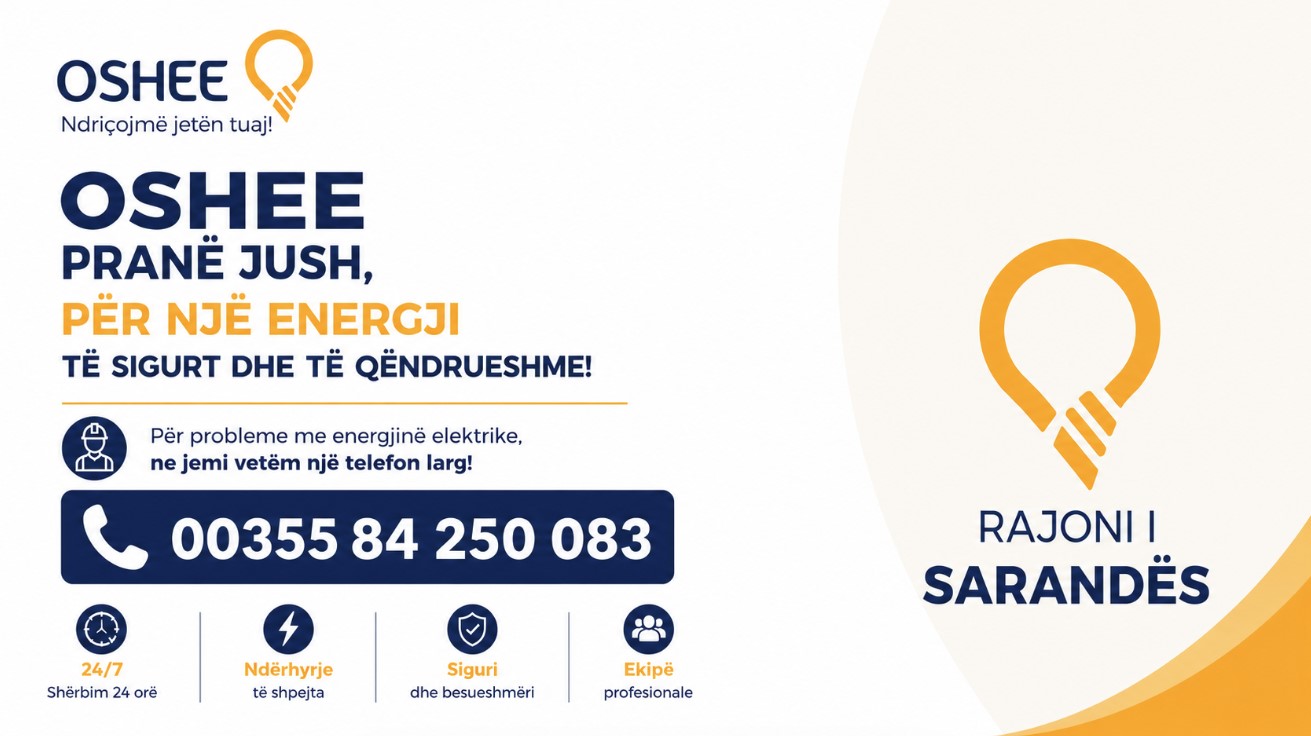 OSHEE SARANDE – KONTAKTI NR I TELEFONIT