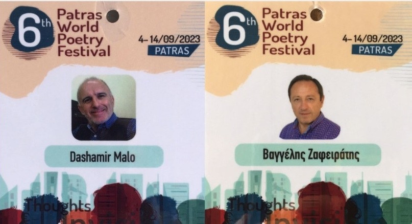 Dashamir Malo dhe Vangjel Zafirati përfaqësojnë Shqipërinë në Festivalin Ndërkombëtar të Poezisë, Patër 2023