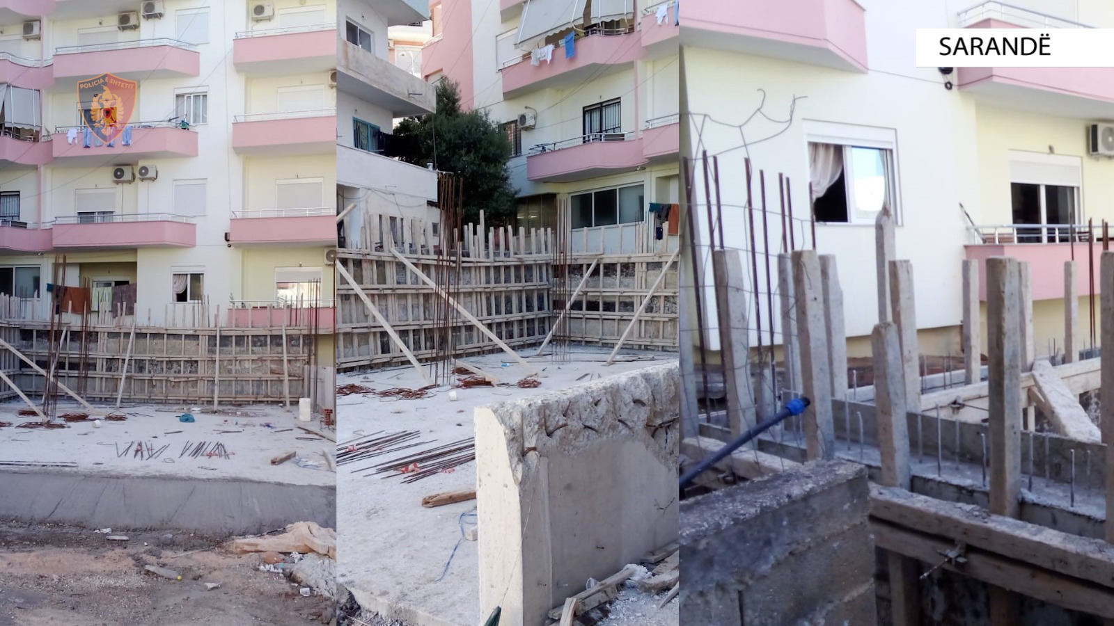 Policia prangos një banor të Sarandës, akuzohet për ndërtim pa leje
