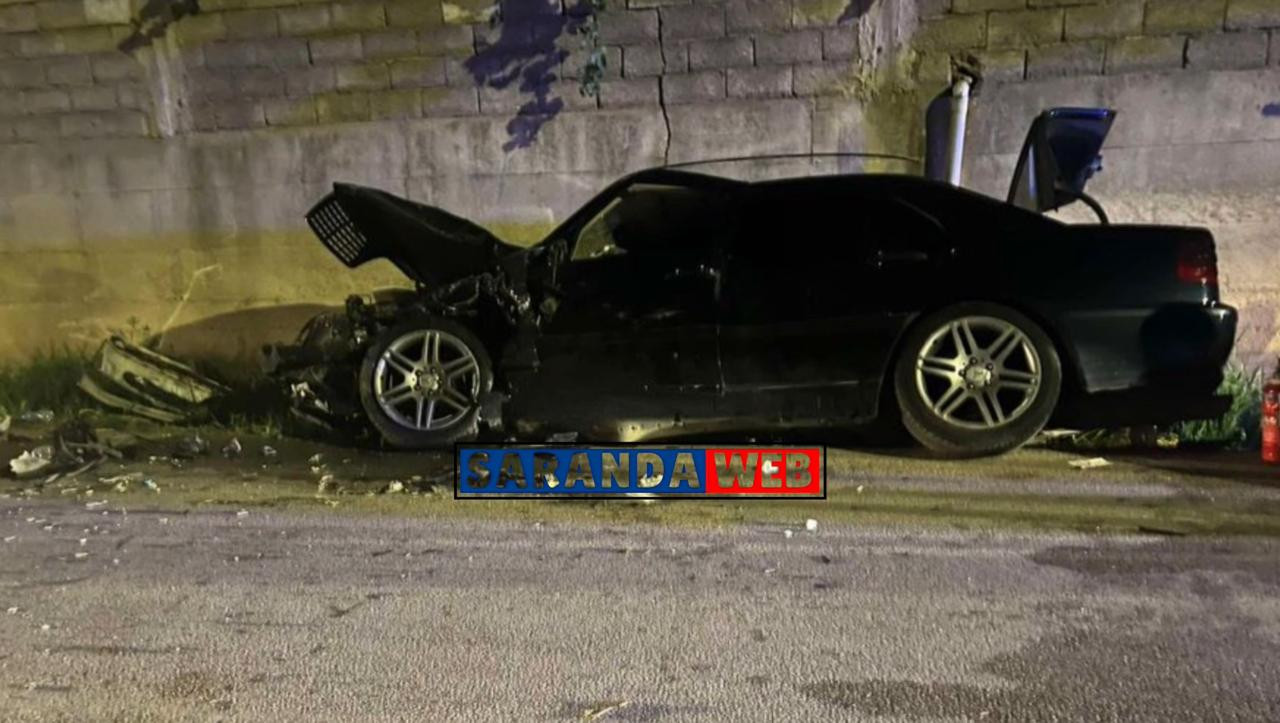 Aksident në Rrugën Sarandë &#8211; Delvinë: Përplasen dy automjete &#8211; VIDEO