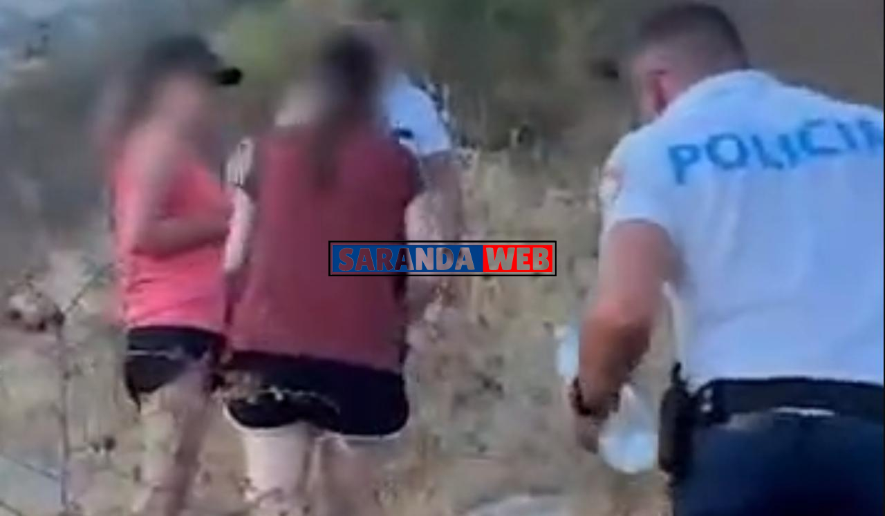 Policia e Himarës ndihmon 2 pushuese të dalin nga ferrat &#8211; VIDEO