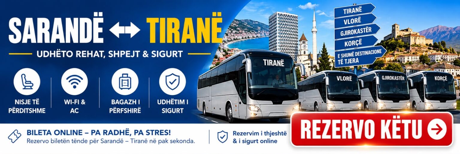 Tirana to Saranda bus tickets and online reservations
