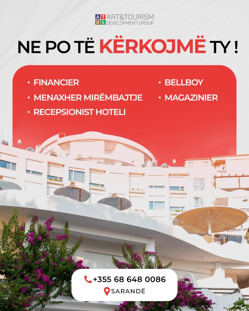 Bougainville Bay & Spa në Sarandë kërkon staf