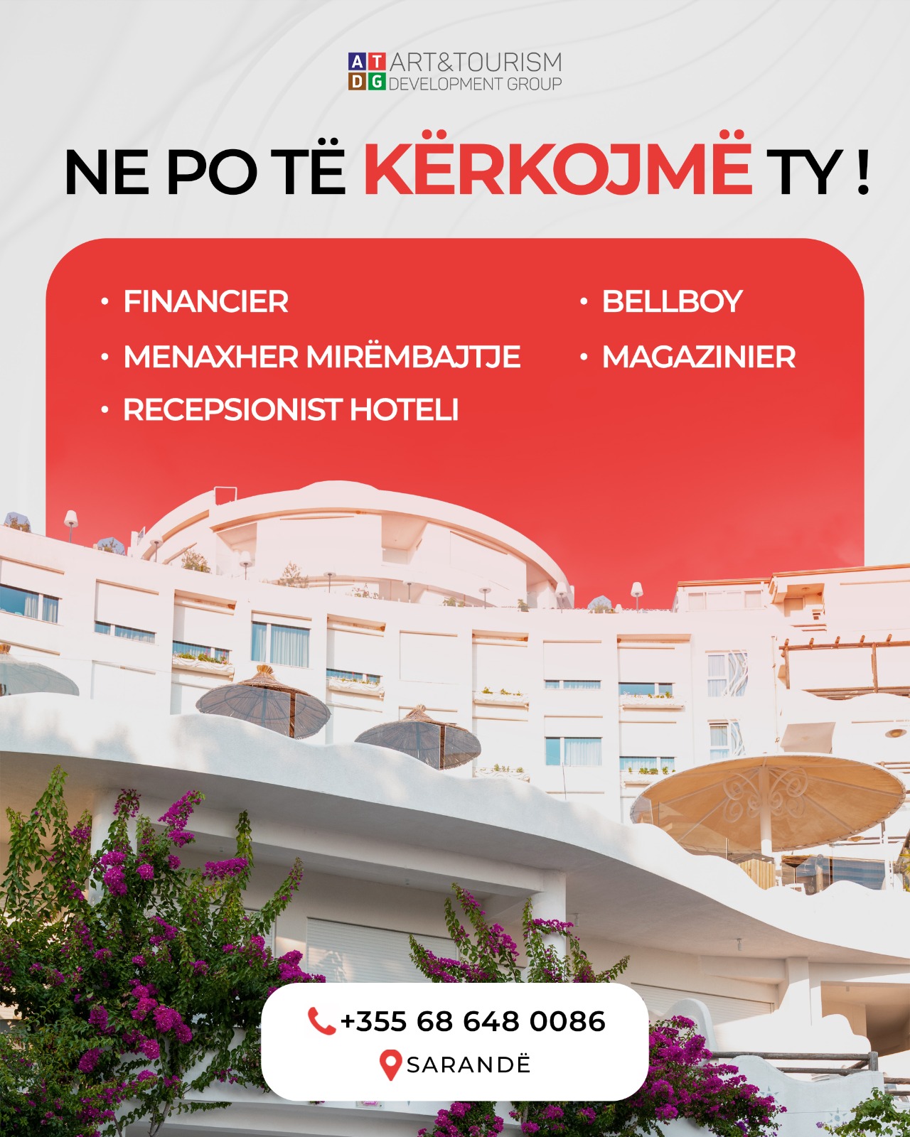 Bougainville Bay &#038; Spa në Sarandë kërkon staf