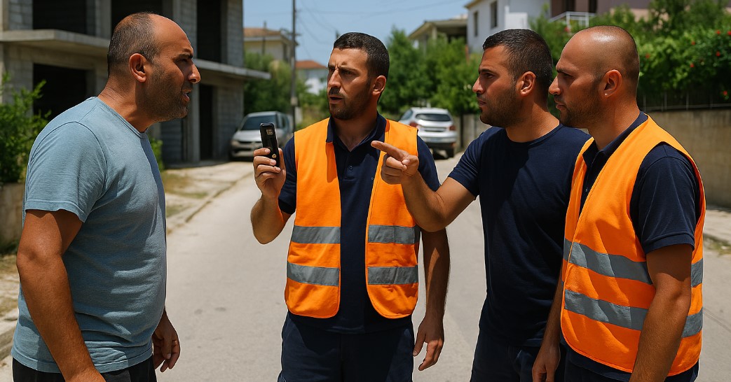 Punonjësit e Ujësjellësit sherr me banorët në Ksamil, përdoren hunj dhe grushta