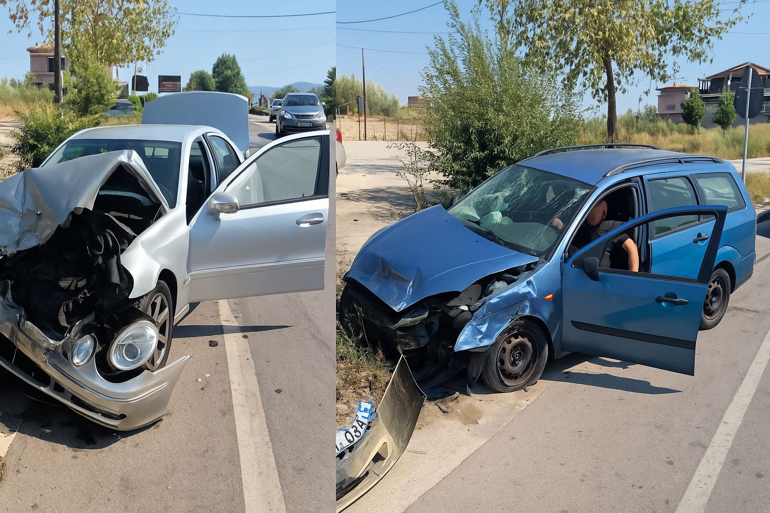 Aksident në rrugën Sarandë &#8211; Delvinë, 4 të plagosur transportohen në spitalin e Sarandës