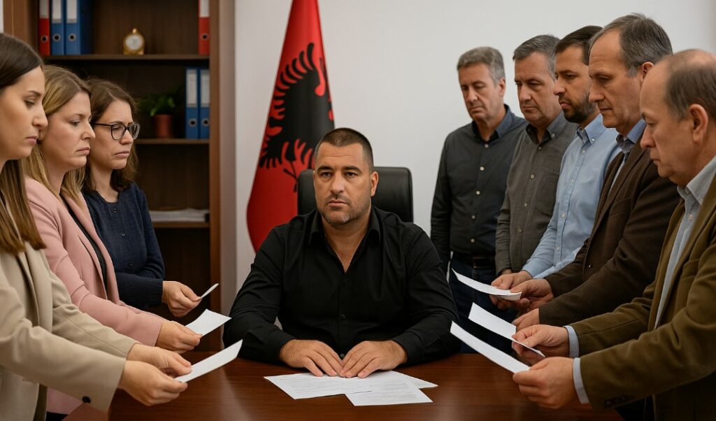 Pas dorëheqjeve në Konispol, reagon Ergest Dule S’ka debat, do ripërtërihemi