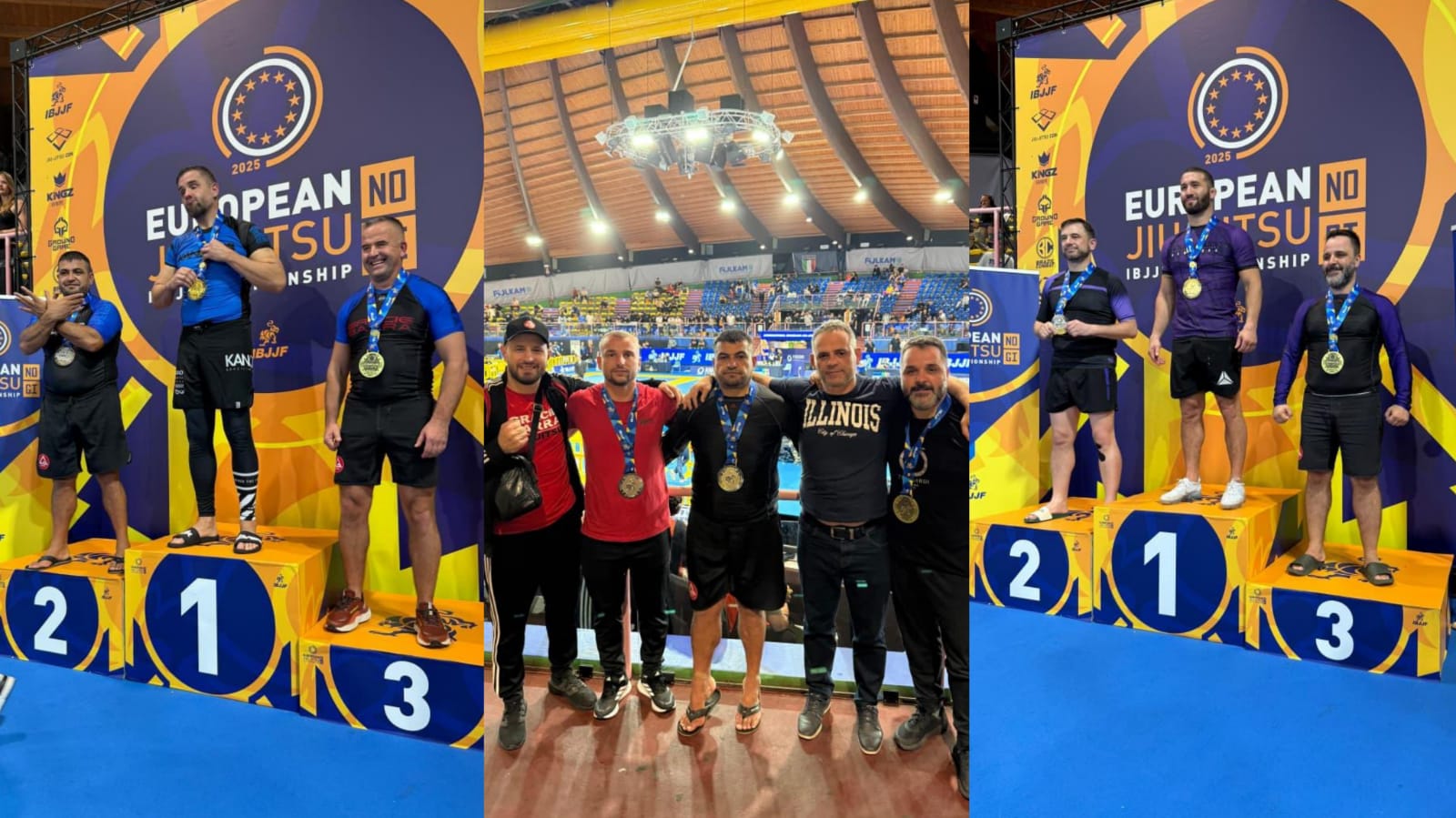 Triumf Historik në Romë – Akademia e Brazilian Jiu-Jitsu Sarandë shpallet 5 herë Kampione Europe në No-Gi 2025