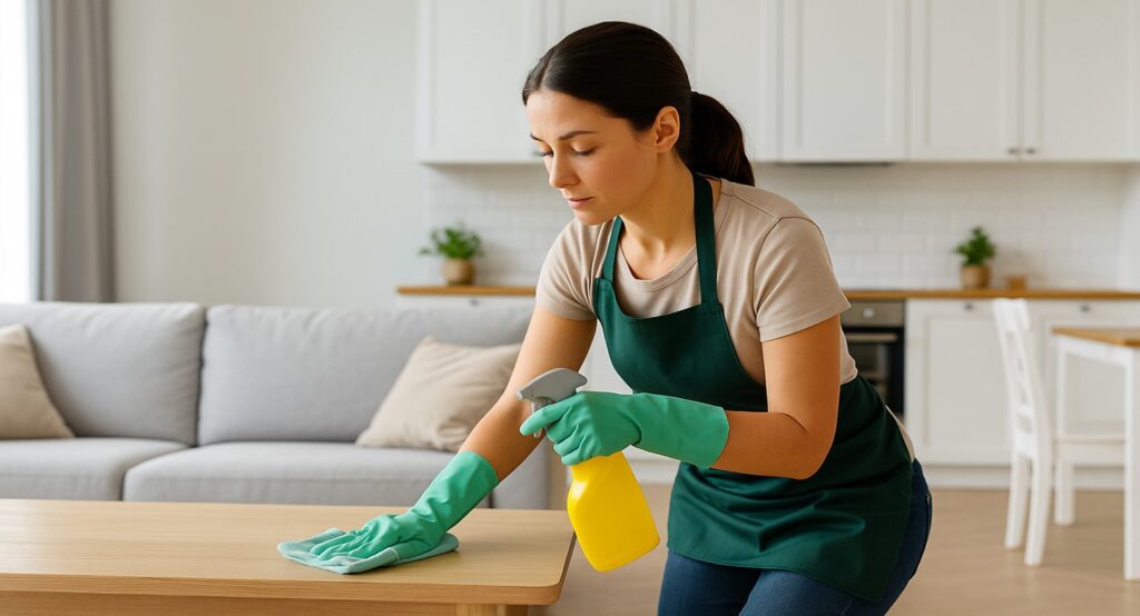 Kërkohet punonjës/e për pastrim dhe mirëmbajtje shtëpie 4 orë në ditë