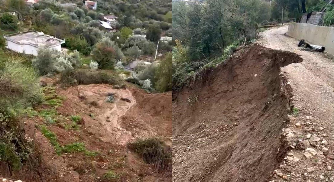 Rruga e shembur në Vllahat – një lagje mbetet e izoluar pas rrëshqitjes së tokës &#8211; VIDEO