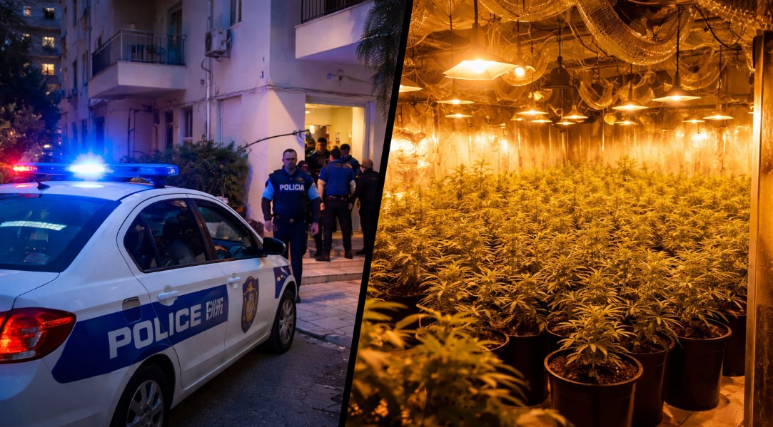 Zbulohet një tjetër “shtëpi bari” në lagjen nr. 2 në Sarandë – Operacioni policor në vijim