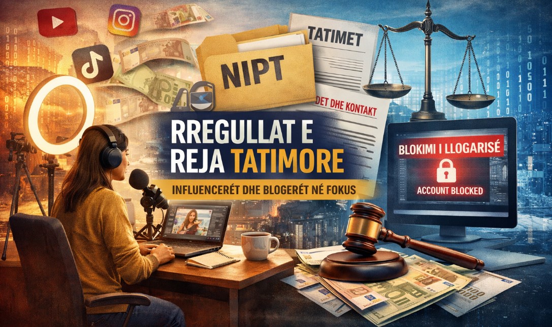Ligji i ri: influencerët dhe blogerët që nuk regjistrohen në QKB do t’u bllokohen llogaritë