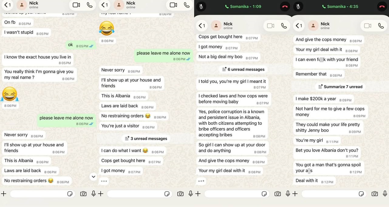 Denoncim nga një shtetase amerikane: Po kërcënohem nga një bashkëkombës që jeton në Sarandë