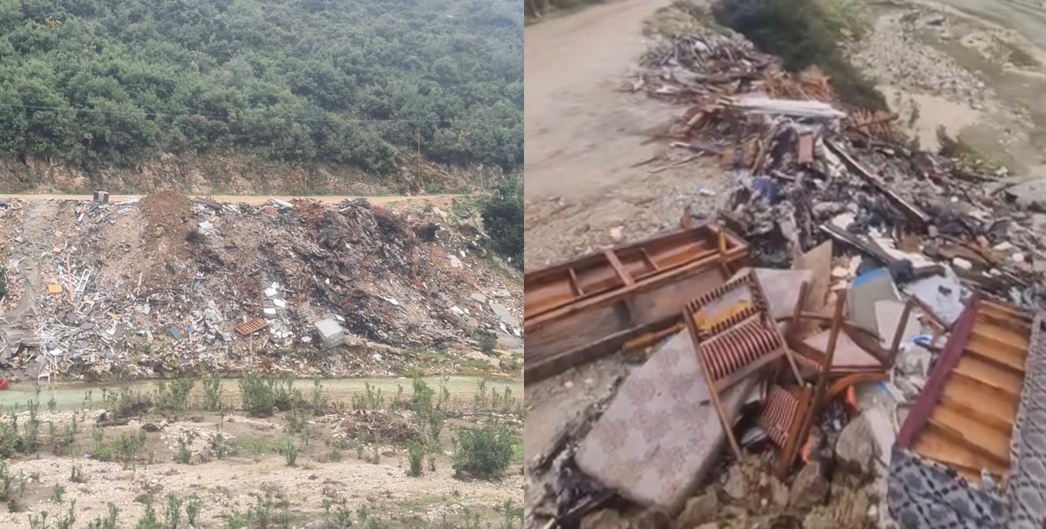 Banorët denoncojnë: Lumi në Borsh po mbushet me mbetje, rrezikohet edhe plazhi – VIDEO