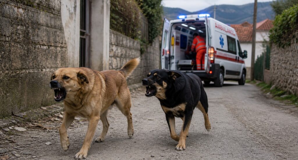 Sulmohet nga qentë, një grua transportohet me urgjencë në spitalin e Sarandës