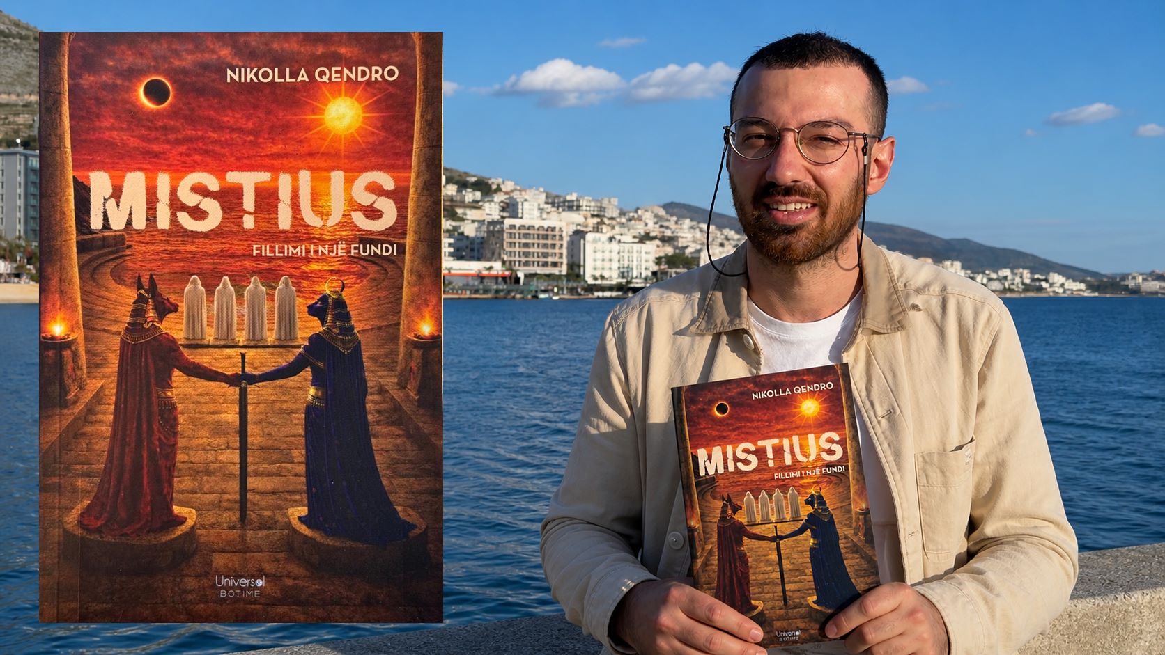 Një zë i ri nga Saranda: Nikolla Qendro publikon librin “MISTIUS”