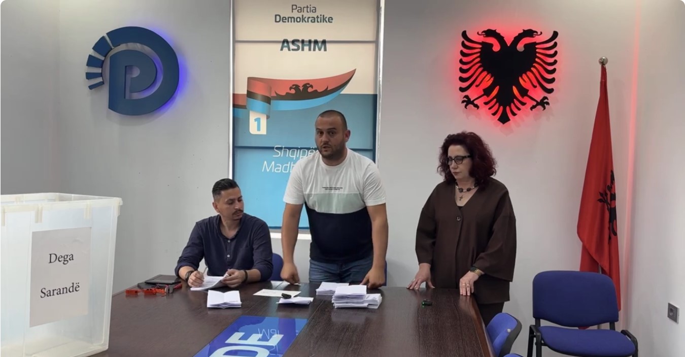 “Referendumi” në PD Sarandë/ Dalin rezultatet e votimit për Sali Berishën – VIDEO