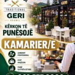 Steakhouse GERI në Ksamil kërkon të punësojë Kamarier/e