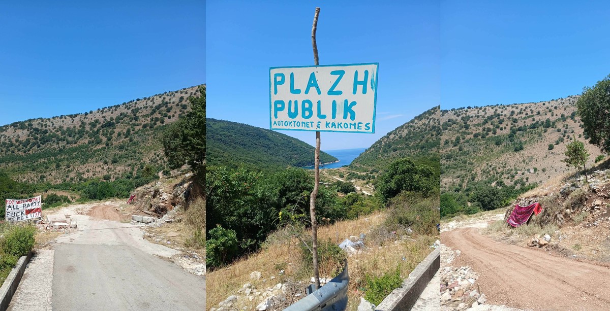 Pas shembjes së rrethimit 20-vjeçar, banorët e Nivicës shtrojnë rrugën për plazhin e Kakomesë