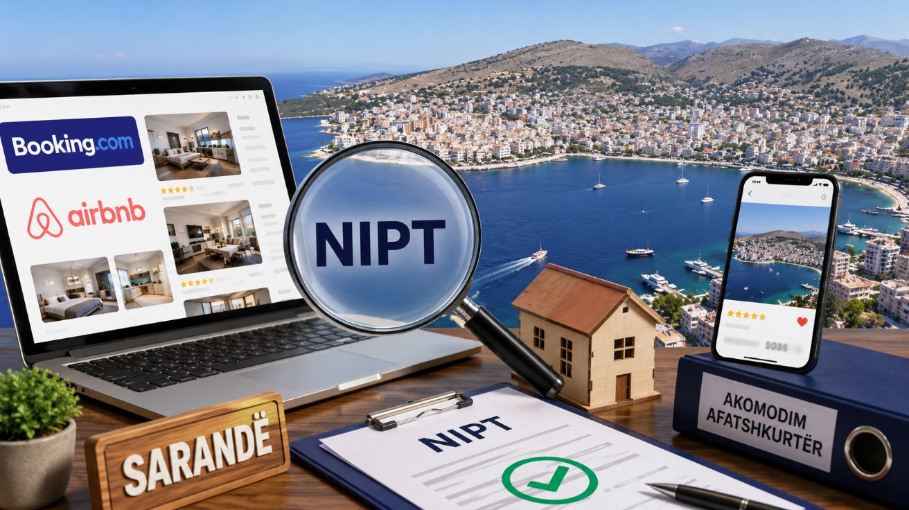 Booking dhe Airbnb me rregulla të reja: apartamentet pa NIPT do të hiqen nga platformat