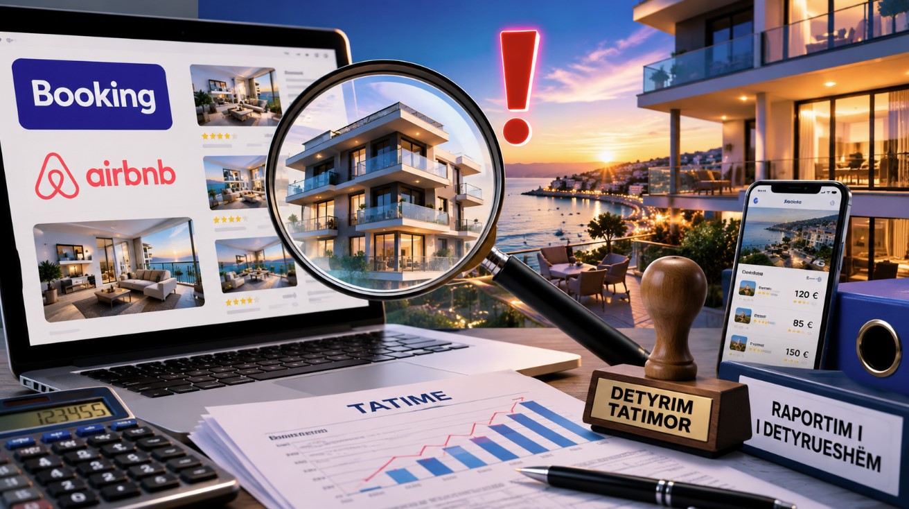 Booking dhe Airbnb nën lupën e Tatimeve – Qeveria kërkon raportim të detyrueshëm për të ardhurat