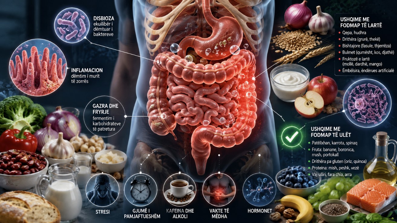 Fryrja e barkut dhe gazrat në zorrë: Si t’i largoni me dietën FODMAP, ushqimet që duhen shmangur