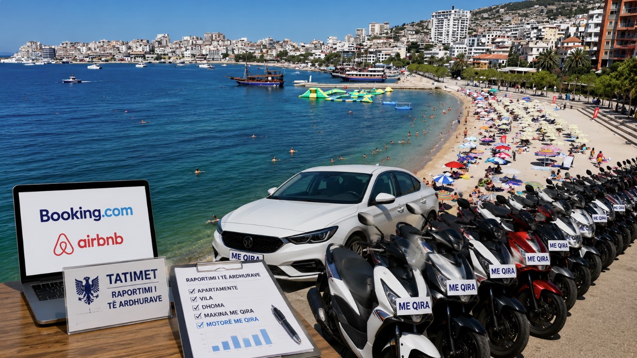 Pas apartamenteve, në shënjestër edhe makinat e motorët me qira, platformat do t’i raportojnë të ardhurat në Tatime