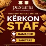 Restorant Pastaria në Sarandë kërkon Kamarier dhe Sanitare