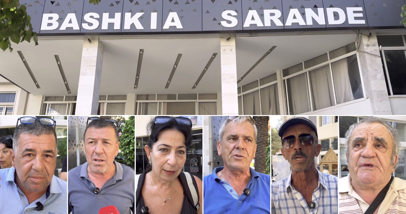 Delvina proteston në dyert e Bashkisë Sarandë: Kërkohet rishikimi i vendimit për Terminalin