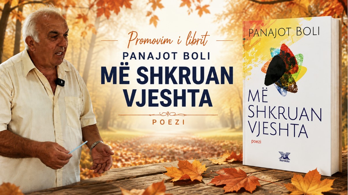 Panajot Boli promovon në Sarandë librin “Më shkruan vjeshta” – VIDEO