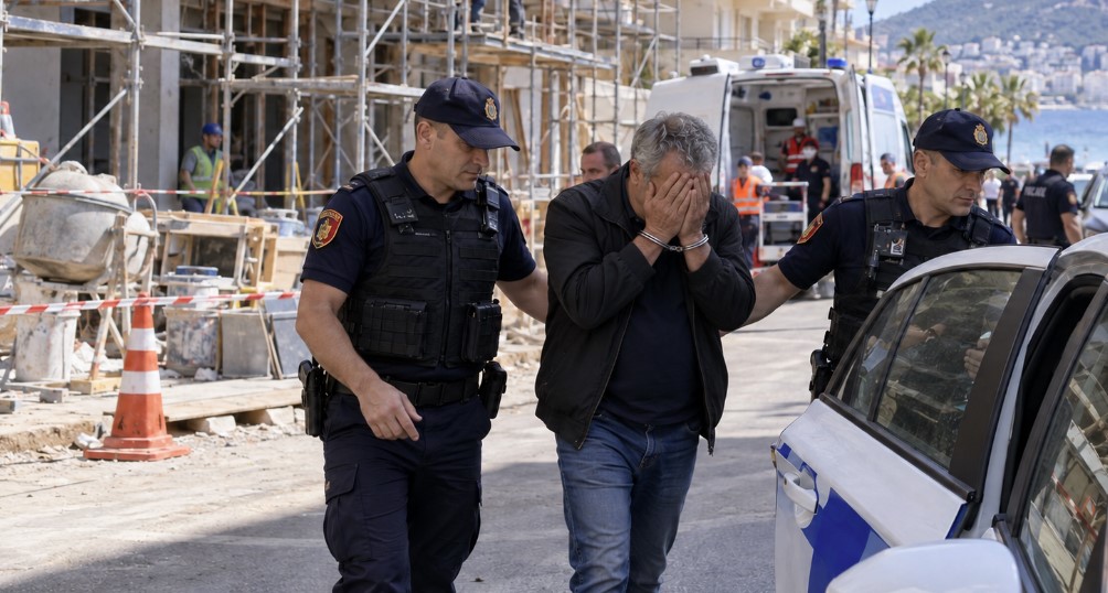 Rrëzohet nga skela gjatë punimeve në një banesë në Sarandë, Policia shoqëron pronarin