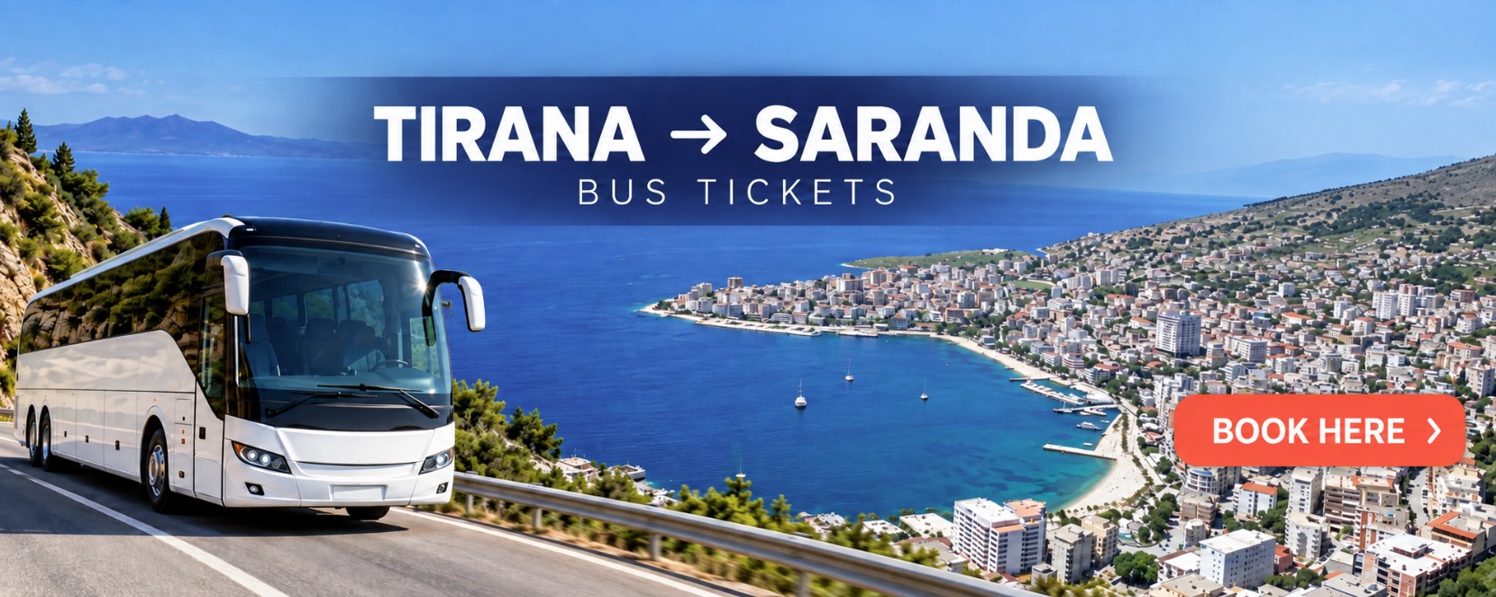 Tirana to Saranda Bus Tickets: Timetable, Price and Booking Guide 2026